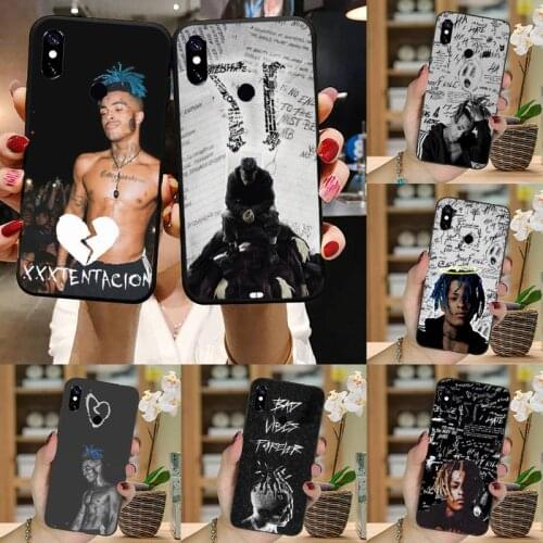 USA rapper XXXTentacion fashion coque cover shell Phone Case For Xiaomi Redmi note 7 8 9 t k30 max3 9 s 10 pro lite