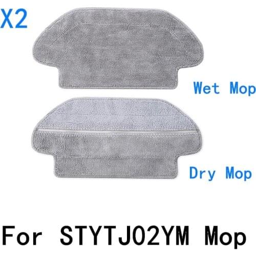 Washable Mop for Xiaomi Mijia Mi Robot Vacuum Mop Pro Mijia STYTJ02YM Robotic Vacuum Cleaner Viomi V2 P V-RVCLM21B Kits Parts