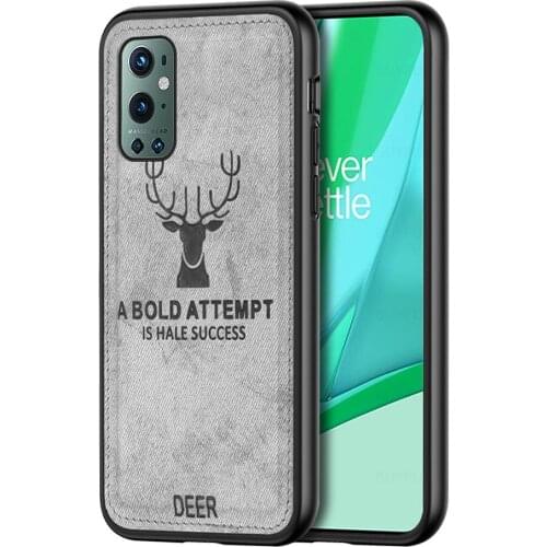 Soft TPU Case For one plus 9 pro Soft Cases Slim Cloth Texture Skin Deer Cover For oneplus 9 pro 1+9pro 1+9 oneplus9pro coques