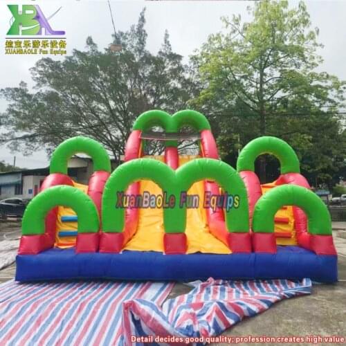 Children N Adult Inflatable Challenge Adrenaline Rush Extreme Obstacle Course