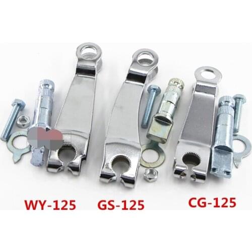 Motorcycle GN125 GS125 fly wheel hub rocker arm brake shoes swing arm for Suzuki 125cc GN GS 125 transmission spare parts