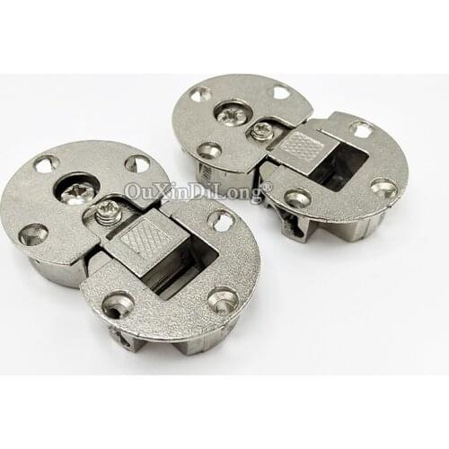 Brand New 4PCS Invisible Hidden Flap Cabinet Door Hinges Cupboard Wardrobe Kitchen Flip Down Cabinet Hinges