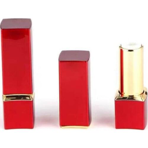 Wholesale 12.1MM Empty Lipstick Bottles Square Lip Stick Bottle Lipgloss/Lipbalm Tubes Lipstick Tubes Beauty Square Lip Tubes