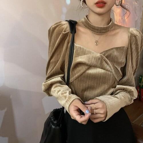 Autumn Winter Womens Casual Tops Ladies Lace Mesh Patchwork Sweatshirt Fashion Turtleneck Keep Warm Thicken Sweatshirt