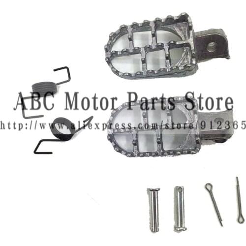 Motorcycle Foot Pegs Rests Footpegs For XR50R CRF50 CRF70 CRF80 CRF100F Motorbike Foot Rests Chinese Dirt Pit Bike