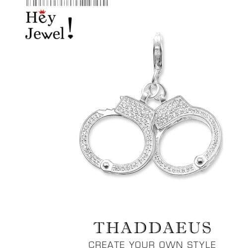 Pendant Handcuff Pave,2020 Spring Fashion Glam 925 Sterling Silver Jewelry Europe Style Charm Accessorie Gift For Soul Woman