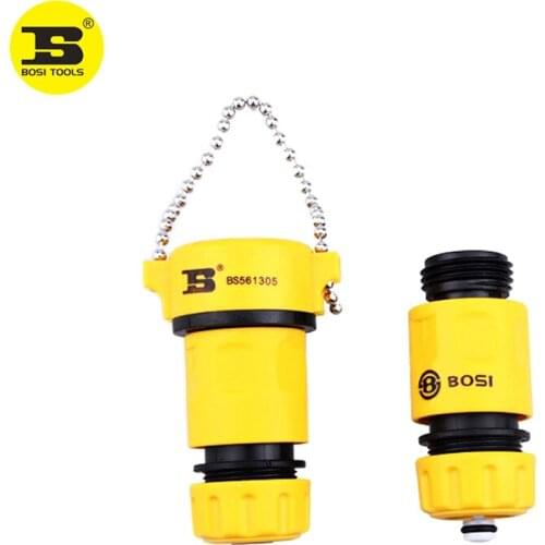 BOSI Threaded Plastic Garden Water Hose Pipe Connector Set Tube Fitting Tap Adapter