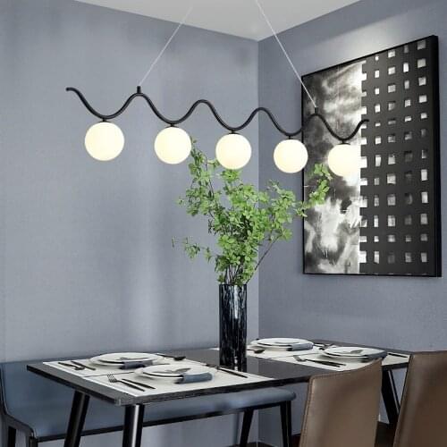 Nordic Art Design Glass Chandeliers Lighting Dining Table Chandelier Light for LIving Room Kitchen Bedroom Hanging Light G9 Bulb