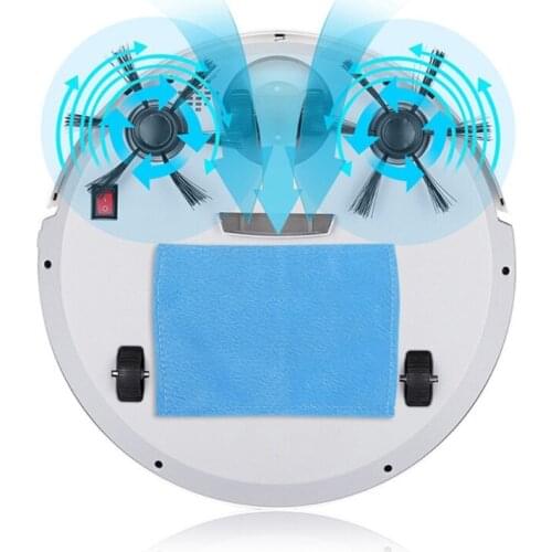 Y98B 3 in 1 Intelligent Voice Sweeping Robot USB Rechargeable Vacuum Cleaner Automatic Smart Floor Carpet Cleaning Machine