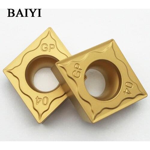10pcs CCMT120404-GP GP1225 High quality carbide CNC insert CCMT120404 Turning tools Plates for boring blade steel