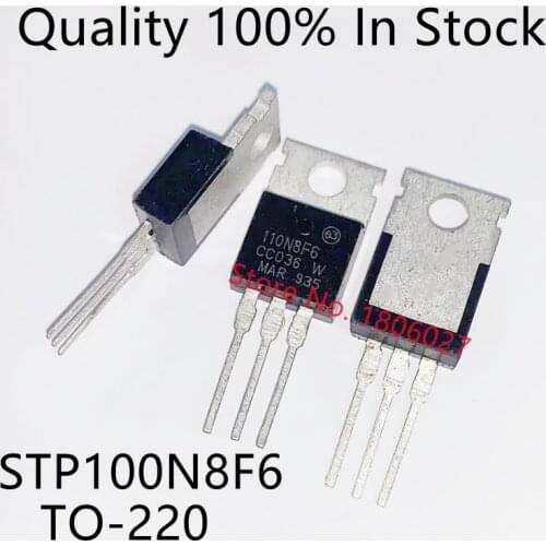 10PCS/LOT STP100N8F6 100A 80V STP75NF75 100N8F6 New original In Stock