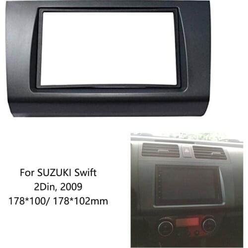 2 Din Car Radio Fascia For SUZUKI SWIFT 2004- 2009 DVD Frame Stereo Panel Mounting Dash Installation Trim Kit Bezel