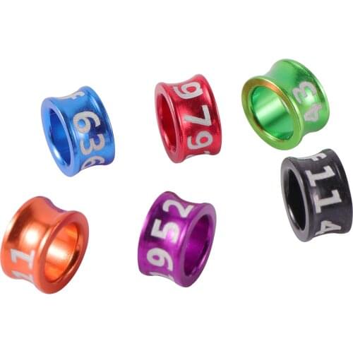 4mm/4.7mm Aluminum Bird Foot Ring with number Outdoor Flying Training Race Identification Tag Training Supplies 20pcs