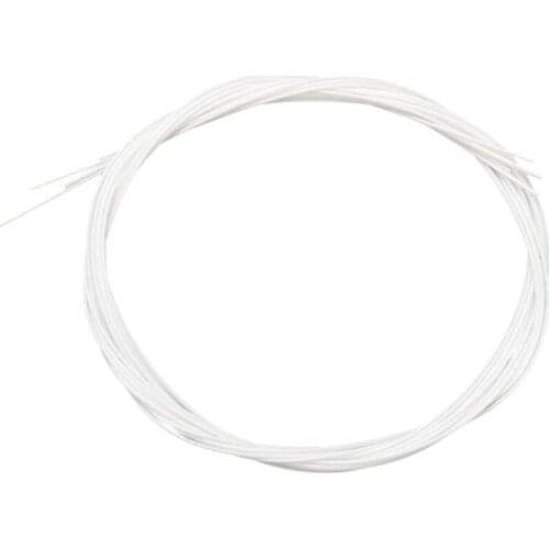 4pcs/set White Durable Nylon Ukulele Strings Replacement Part for 21 inch 23 inch 26 inch Stringed Instrument