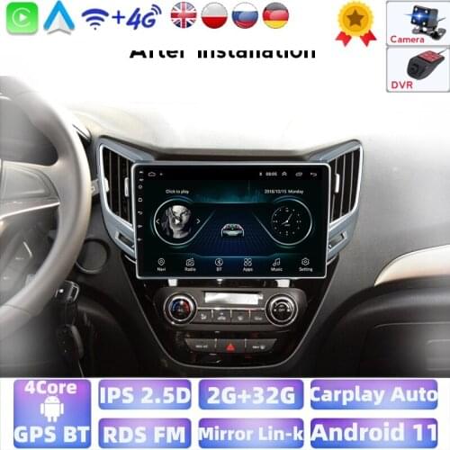 Android Car GPS Radio For Changan CS15 2016 2017 2018 With WiFi 2.5D HD Screen Support Carplay DVR OBDII Built-in Microphone BT