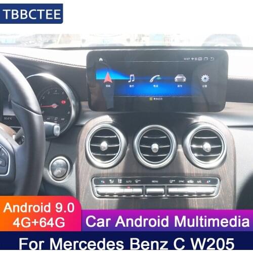 Car Android Radio GPS For Mercedes Benz MB C W205 2016 2017 2018 NTG Map Multimedia player stereo Screen Navigation Navi Media