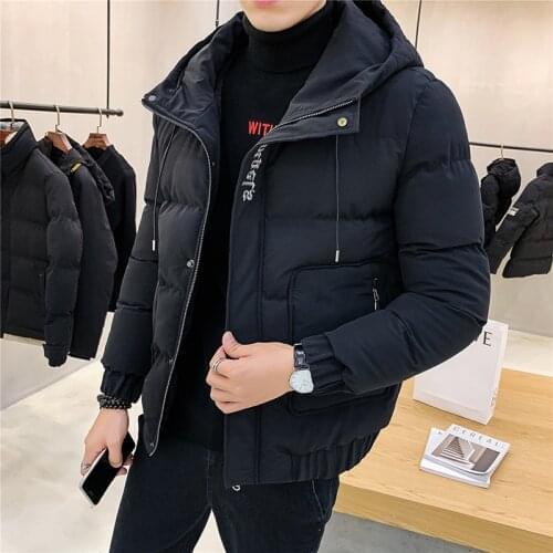 HCXY brand mens winter jackets and coats new fashion thick hooded parkas handsome trendy warm coat male
