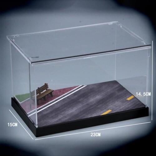 1:32 Scale Display Case Showcase Wood Base Figure Display Home Table Decoration