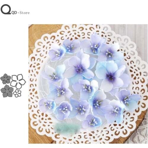 Flowers Metal Cutting Dies for Scrapbooking Mold Cut Stencil Handmade Tools DIY Card Make Mould Model Craft Decoration New 2021