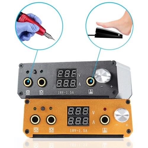 High Quality Professional LCD Tattoo Power Supply Mini Durable Tattoo Power For Tattoo Machines Guns Supplies