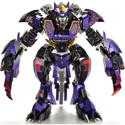 Microworld 3D metal puzzle Werewolf model kits DIY Laser Cut Jigsaw gifts For Adult Educational Toys Desktop