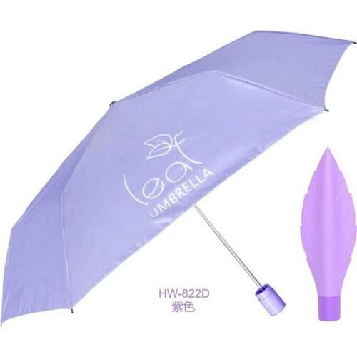 100X creative Leaf umbrella cute solar umbrellas,Novelty gift, romantic umbrella
