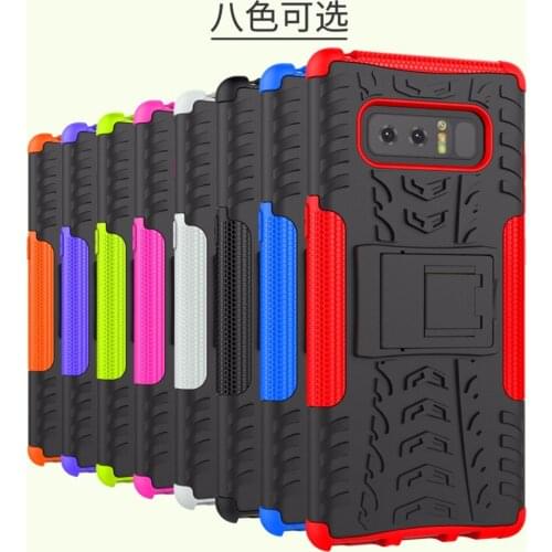 Fashion Non-Slip Protective Cover For Samsung Galaxy Note 8 Cover heavy duty Armor Anti Knock PC+TPU Hybrid Covers Phone Cases
