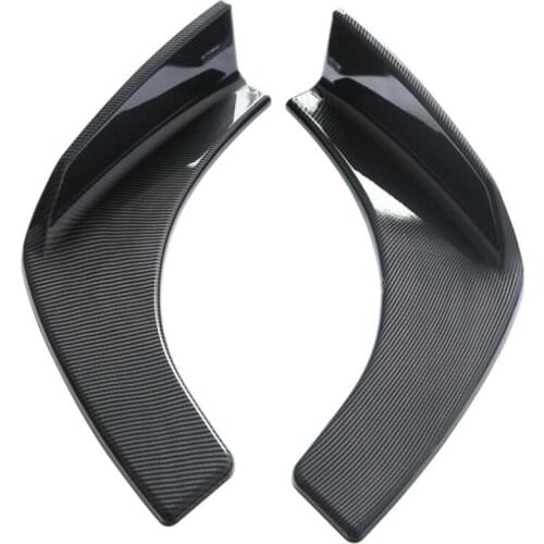 Carbon Fiber Front Deflector Spoiler Splitter Diffuser Bumper Lip Universal
