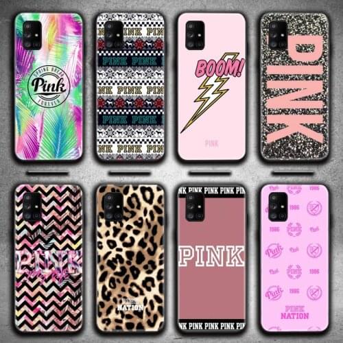 VS pink Phone Case For Samsung Galaxy A21S A01 A11 A31 A81 A10 A20E A30 A40 A50 A70 A80 A71 A51