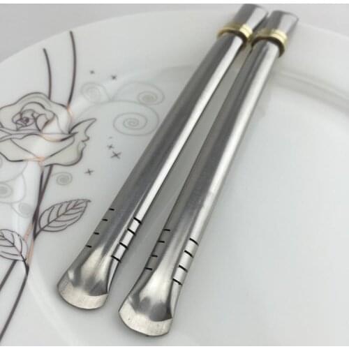 16cm Stainless Steel Drinking Straw Tea Filter Yerba Mate Tea Bombilla Home Bar Party Drinking Tool#8638