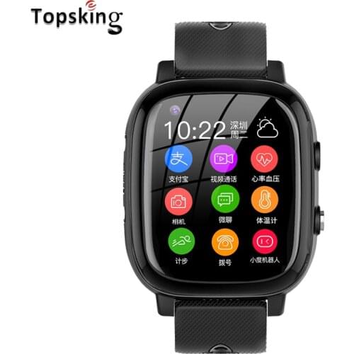 4G Old Man Smart Video Call Watch Elderly Heart Rate Blood Pressure Monitor GPS WIFI Trace Locate Camera Thermometer Smartwatch