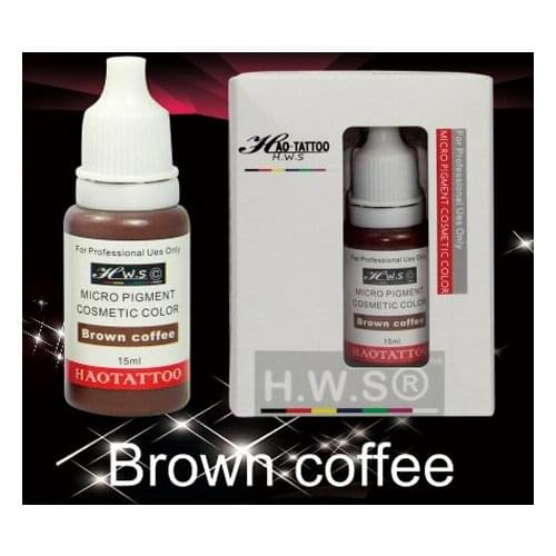 Top Tattoo Pigment Cream for Microblading Vacuum Aseptic 15ml/bottle Permanent Makeup Tattoo ink With Box eyebrow Lip