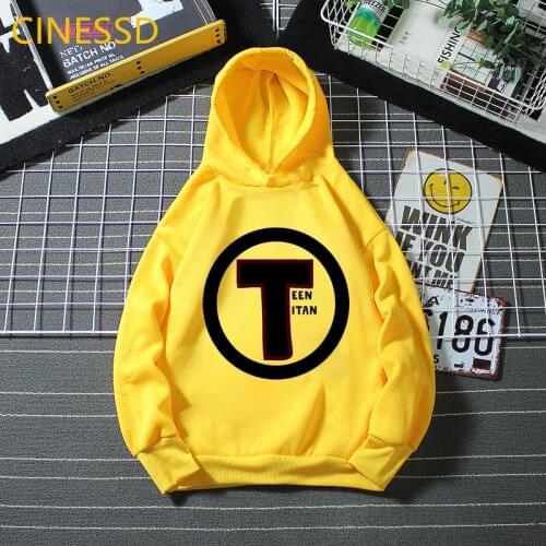 Spring Kids Clothes For Girls/Boys Teen Titans Go Letter Print Hoodies Harajuku Children Clothing Birthday Gift Sweatshirt Tops