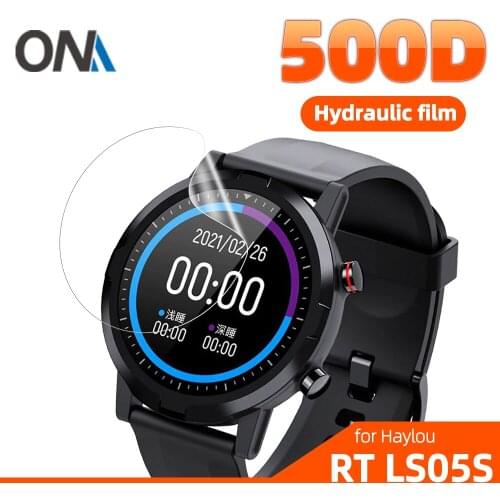Screen Protector for Xiaomi Haylou RT LS05S Soft Hydrogel Protective Film for Haylou RT LS05S Smart Watch (Not Glass)