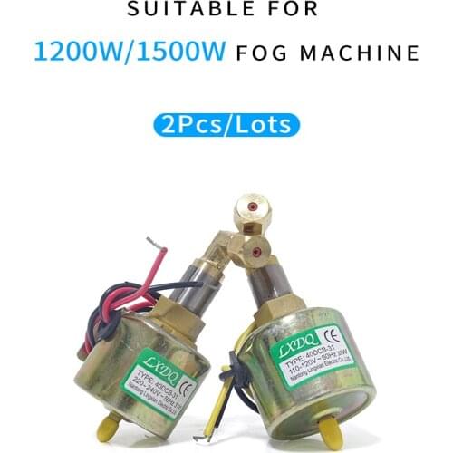2pcs/lots 1200w / 1500w Stage fog machine accessories sucker rod pumping plastic joint electromagnetic pump smoke machine 31w