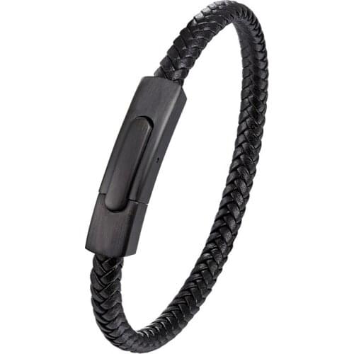 2019 New Design Simple Pressure Button with 6 Color Choices Braceletes Stainless Steel Bracelete Birthday Gift Free Shipping