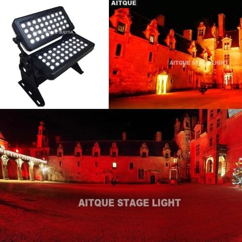 4lot Led outdoor wall light stand 72x10w rgbw 4in1 city color led wall washer led citycolor
