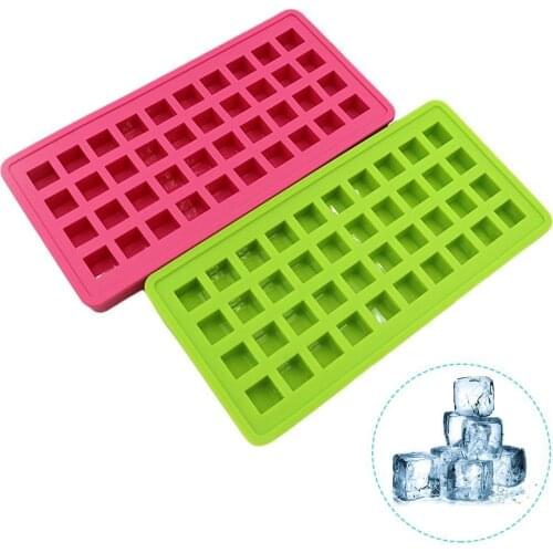 40 Grids Silicone Square Ice Cube Mold Tray DIY Jelly Mould Kitchen Tool