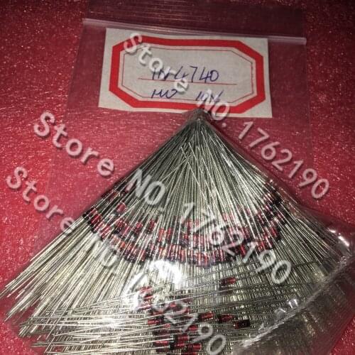 500PCS/LOT 1N4740A 1W Zener Diode 10V DO-41 Glass Tube