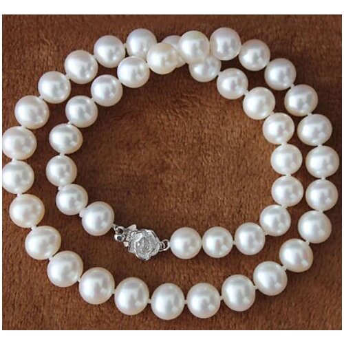 AAAA 8-9mm White South Akoya Sea Pearl Necklace 18