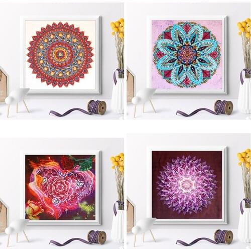 5D Special Shaped Drill Diamond Painting Intriguing Pattern DIY Cross Stitch Home Wall Painting Decor Art Gift Holiday Gift
