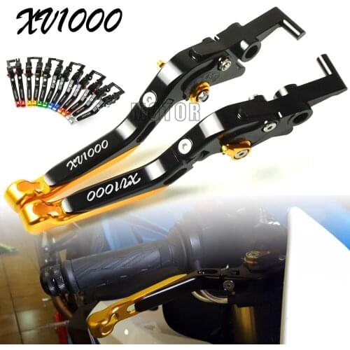 For Yamaha XV1000 (TR1) 1981-1986/XV1000 Virago 1984-1985 Motorcycle CNC Aluminum Brake Clutch Levers Adjustable Folding XV 1000