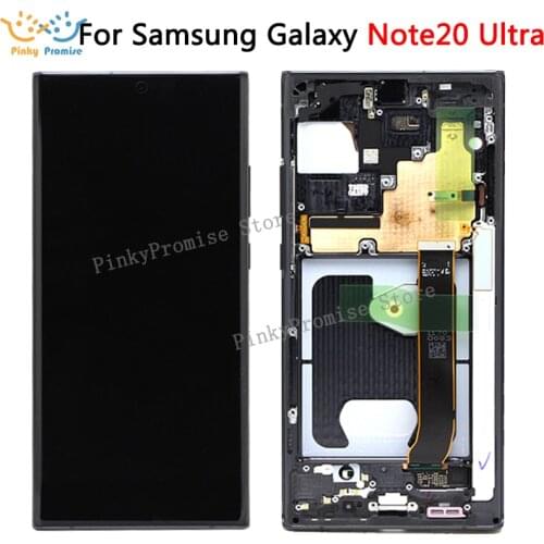 AMOLED For Samsung Note 20 Ultra LCD For Samsung Galaxy Note20 Ultra display SM-N985F, SM-N985F/DS 5G Touch Screen Digitizer