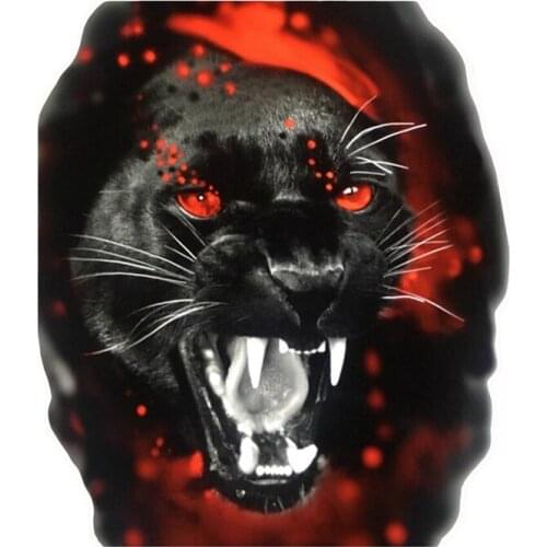 Car stickers. Accessories. ferocious. leopard. panther. Bloody. tooth. Decoration. Decals. PVC. Colorful. window
