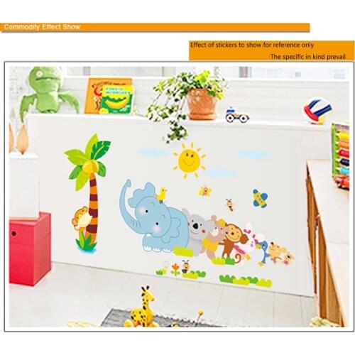 Наклейки с животными на стену Candiway China At AliExpress