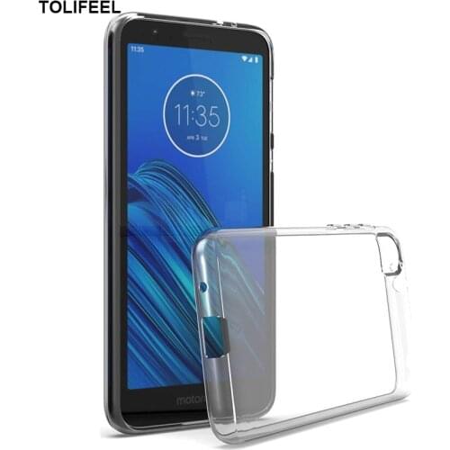 TOLIFEEL Case For Motorola Moto E6 Plus / E6 Play TPU Silicone Clear Bumper Soft Case For Moto E6 E6S Transparent Back Cover