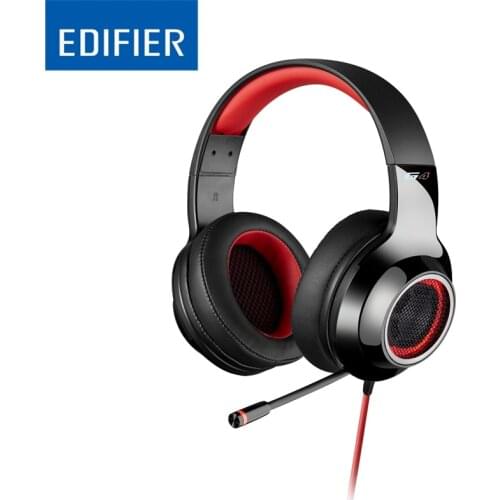 EDIFIER G4 Gaming Headset Virtual 7.1 Sound Channels with Vibration Effect USB Wired Noise Isolating Ear Cups Gamer Headphones