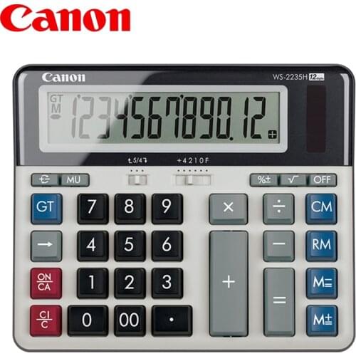Canon WS-2235H Computer Keyboard Calculator Bank Financial Meeting Office Test Computer calculadoras