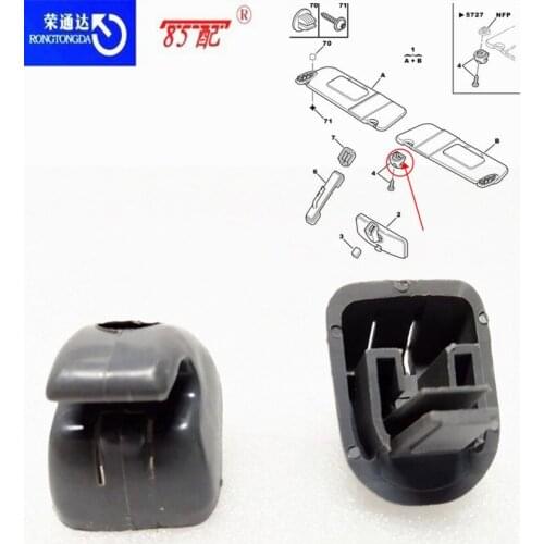 Visor buckle For Citroen ZX N2 Elysee 8143P5 8143P6 Sun visor hook