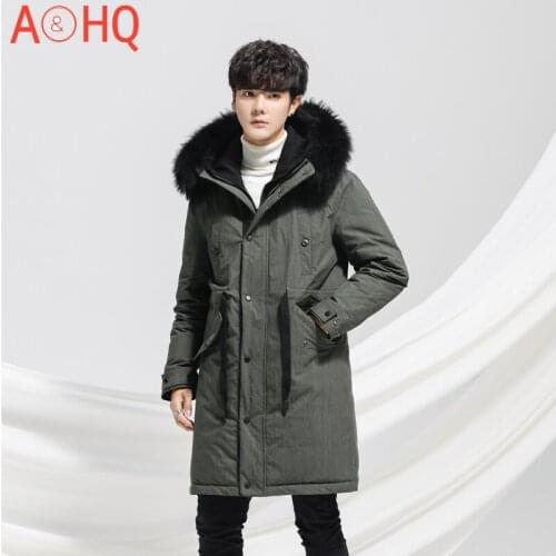 Winter Jacket Men Clothing Mens Down Jackets Mens Thick Parka Hooded Coat Male Korean Clothes Ropa Hombre LXR948